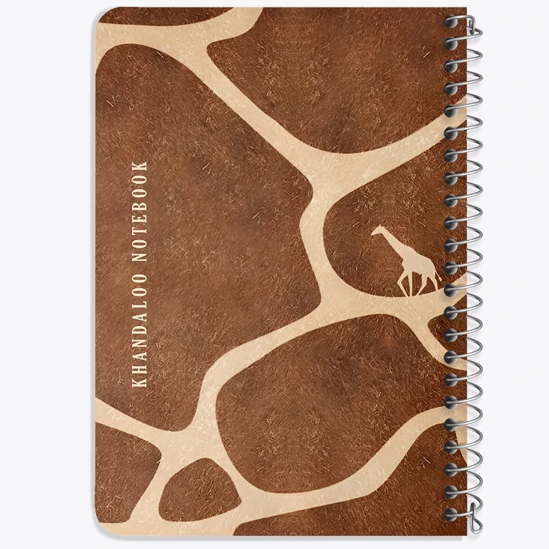 دفتر یادداشت 50 برگ خندالو طرح زرافه (Northern giraffe) کد N8517