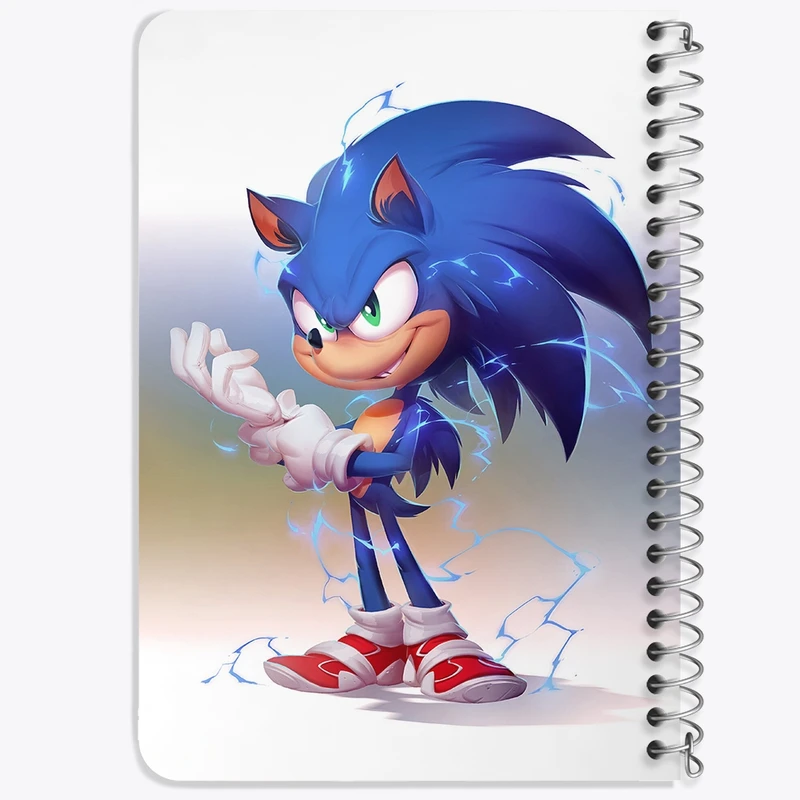 دفتر یادداشت 50 برگ خندالو طرح سونیک (Sonic) کد 37024