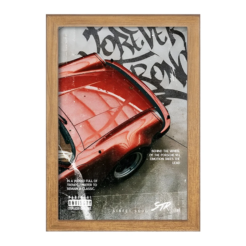 تابلو خندالو طرح پورشه (Porsche) کد F13522