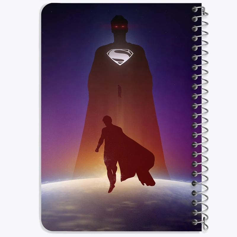 دفتر یادداشت 50 برگ خندالو طرح سوپرمن (Superman) کد F1824