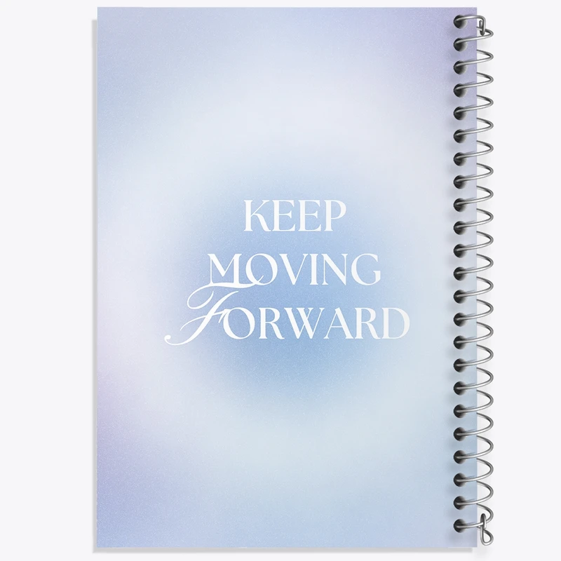 دفتر طراحی 50 برگ خندالو طرح Keep Moving Forward کد N2357