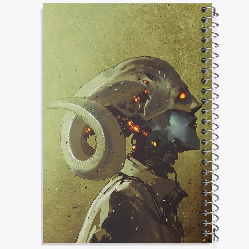 دفتر طراحی 50 برگ خندالو طرح ربات کد F3607