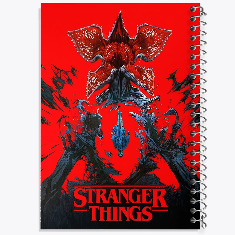 دفتر مشق 50 برگ خندالو طرح استرنجر تینگز (Stranger Things) کد F10162