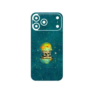 MAHOOT Collage of Earth Face Cover Sticker for Apple iPhone 17 Pro Max