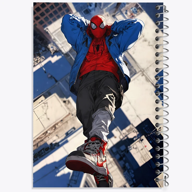 دفتر مشق 100 برگ خندالو طرح مرد عنکبوتی کد F8994