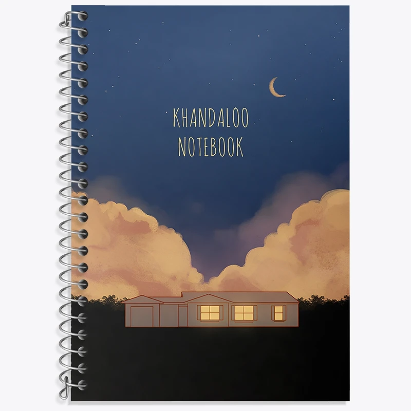 دفتر زبان 50 برگ خندالو مدل سه خط طرح فانتزی کد N8850