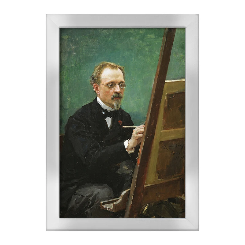 تابلو خندالو طرح پرتره فدریکو د مادرازو اثر رایموندو د مادرازو و گرتا کد F12413