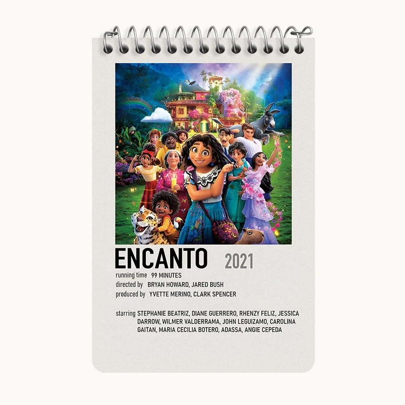 دفتر یادداشت 50 برگ خندالو طرح افسون (Encanto) کد F13221