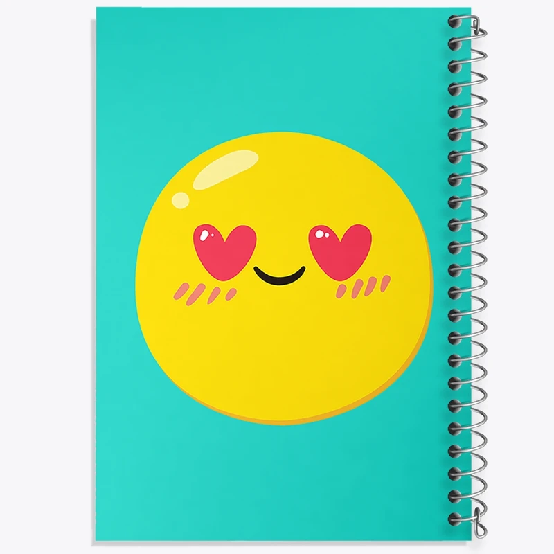 دفتر طراحی 50 برگ خندالو طرح ایموجی Emoji  کد 2993