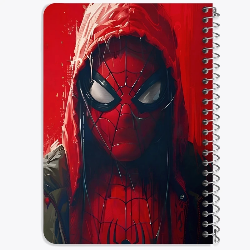 دفتر یادداشت 50 برگ خندالو طرح مرد عنکبوتی (Spider Man) کد F6931