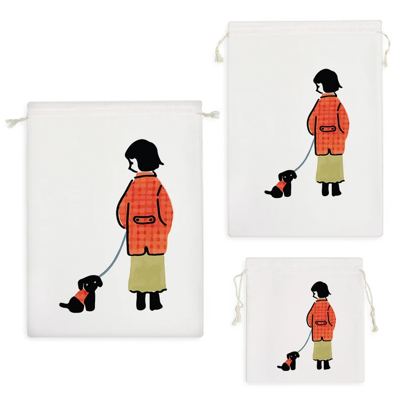 نظم دهنده خندالو مدل دختر و سگ کد 9284 مجموعه 3 عددی