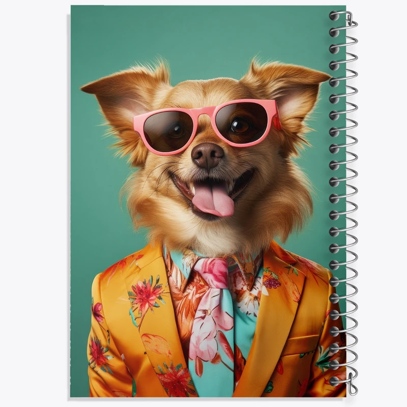 دفتر مشق 100 برگ خندالو طرح سگ بامزه کد F3031