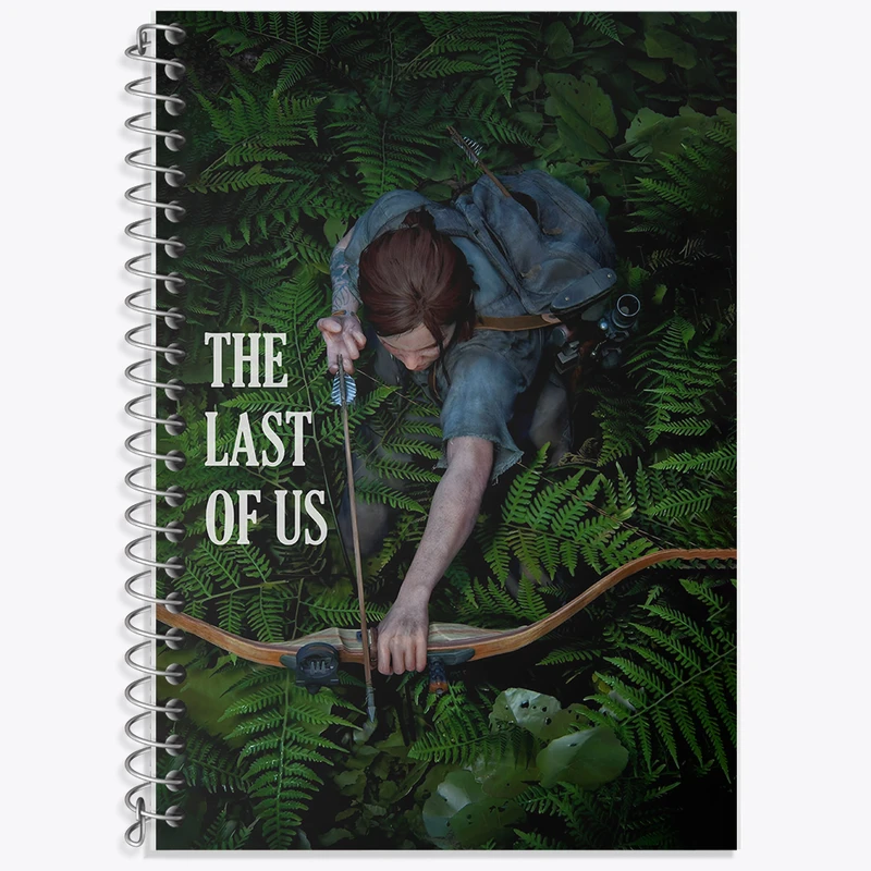 دفتر زبان دوخط 50 برگ خندالو طرح لست آف آس (The Last Of Us) کد F13580