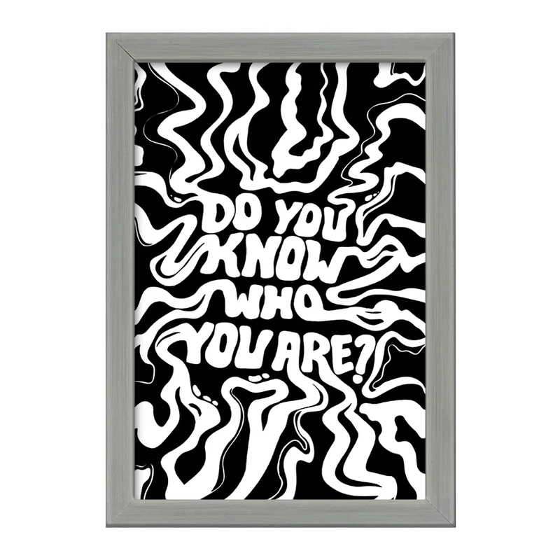 تابلو خندالو طرح Do You Know Who You Are? کد F4074