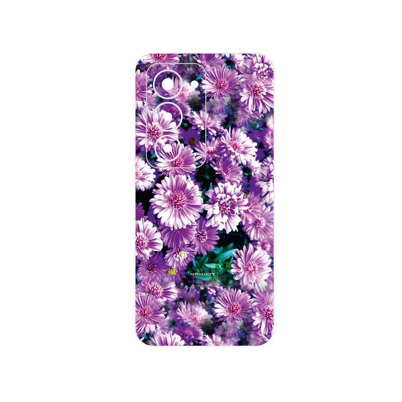 برچسب پوششی ماهوت مدل Purple_Flower مناسب برای گوشی موبایل شیائومی Redmi 15 4G