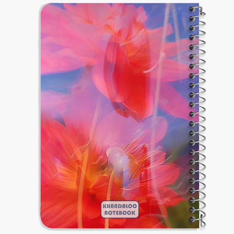 دفتر یادداشت 50 برگ خندالو طرح گل گلی کد N8917