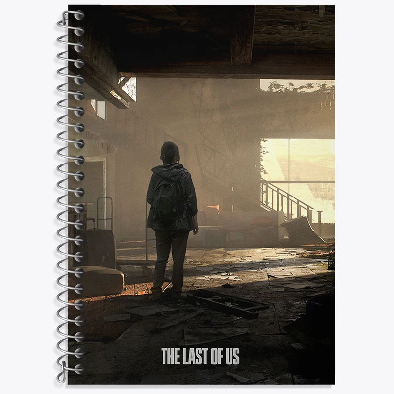 دفتر زبان 50 برگ خندالو طرح (The Last Of Us) آخرین بازمانده از ما کد N9301