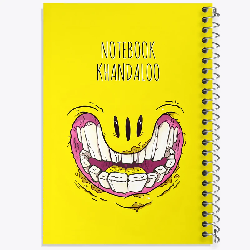 دفتر مشق 50 برگ خندالو طرح ایموجی (Emoji Smile) کد N7744