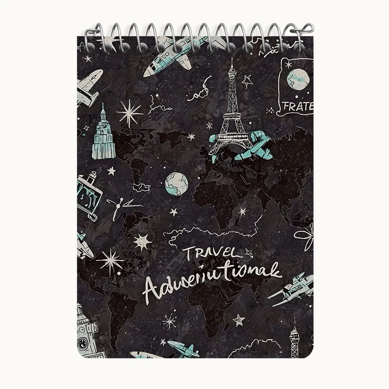 دفتر یادداشت 50 برگ خندالو طرح سفر کد N4477