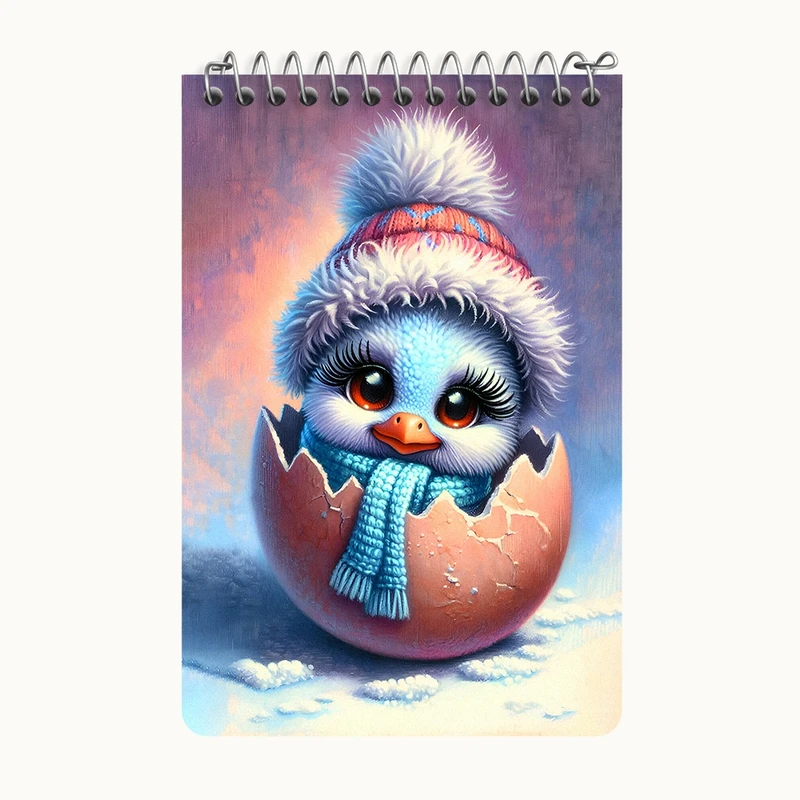 دفتر یادداشت 50 برگ خندالو طرح جوجه کد F7142