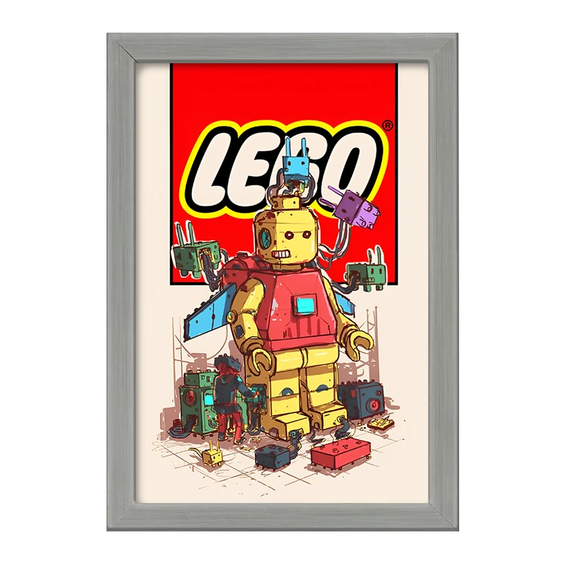 تابلو خندالو طرح لگو (Lego) کد F4366