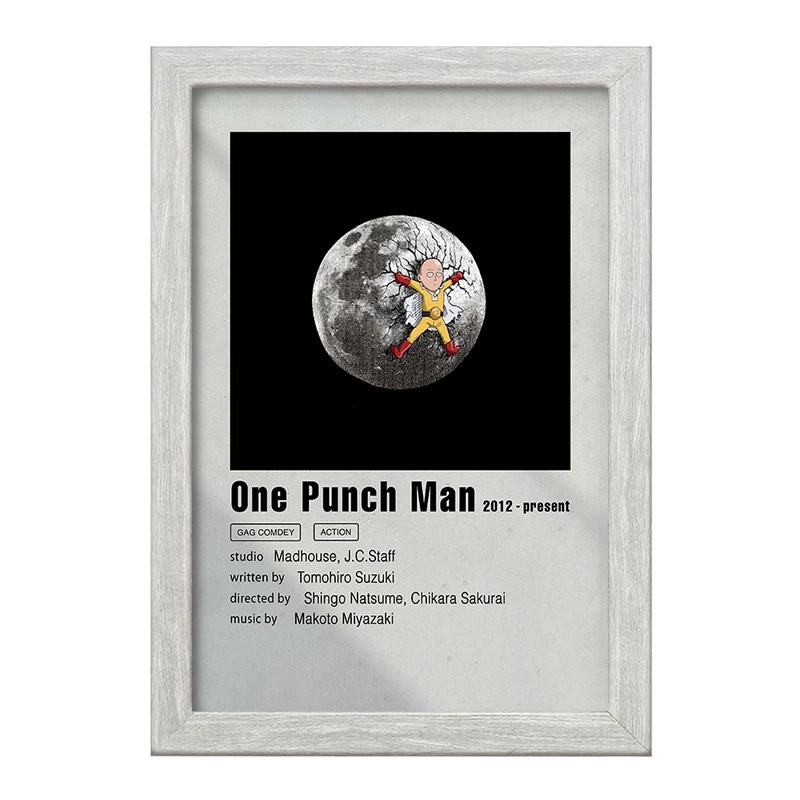 تابلو خندالو طرح مرد تک مشتی (One Punch Man) کد F11261