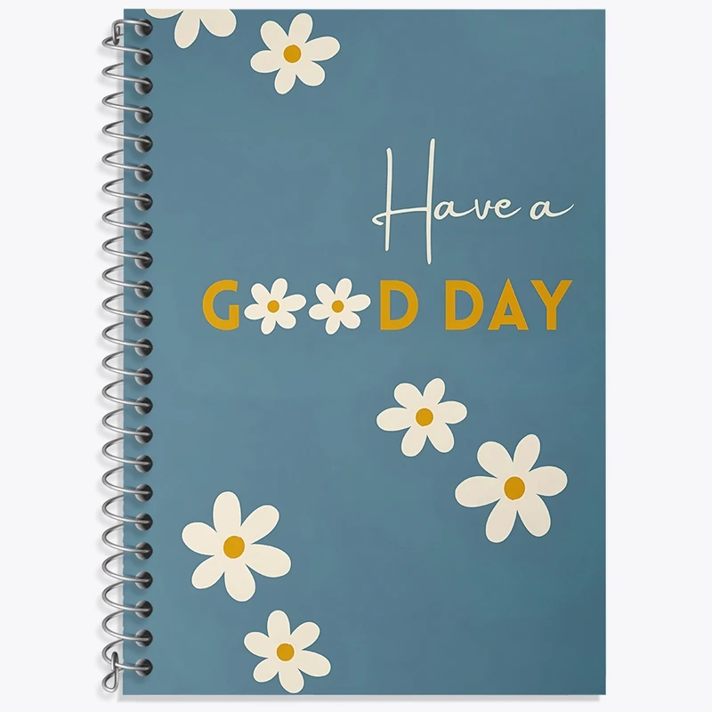 دفتر زبان 50 برگ خندالو مدل سه خط طرح Have A Good Day کد N6896