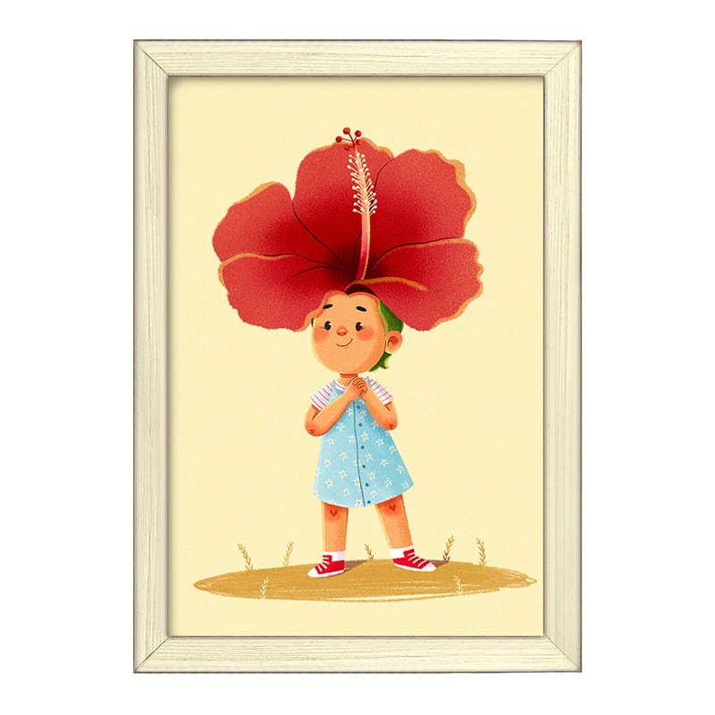 تابلو خندالو طرح دخترانه فانتزی کد 25719