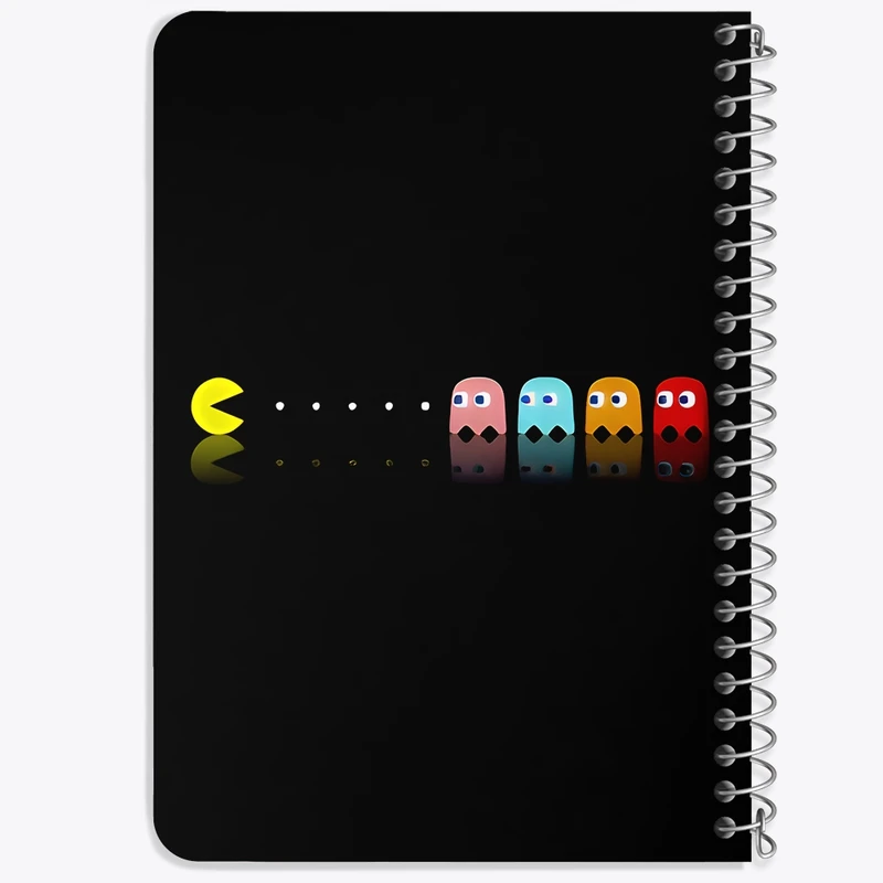 دفتر یادداشت 50 برگ خندالو طرح پکمن (PAC-MAN) کد F11817