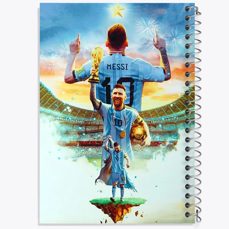 دفتر مشق 50 برگ خندالو طرح لیونل مسی کد F4294