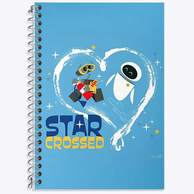 دفتر زبان 50 برگ خندالو مدل دو خط طرح وال ای (wall-E) کد F9693