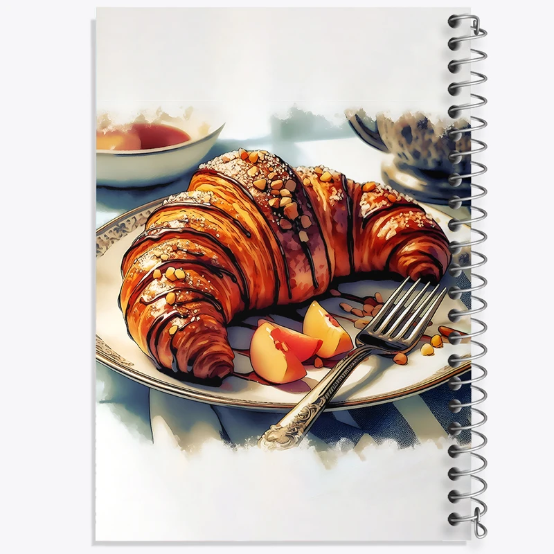 دفتر طراحی 50 برگ خندالو طرح کروسان کد F10599