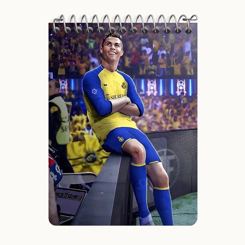 دفتر یادداشت 50 برگ خندالو طرح کریستیانو رونالدو کد N4494