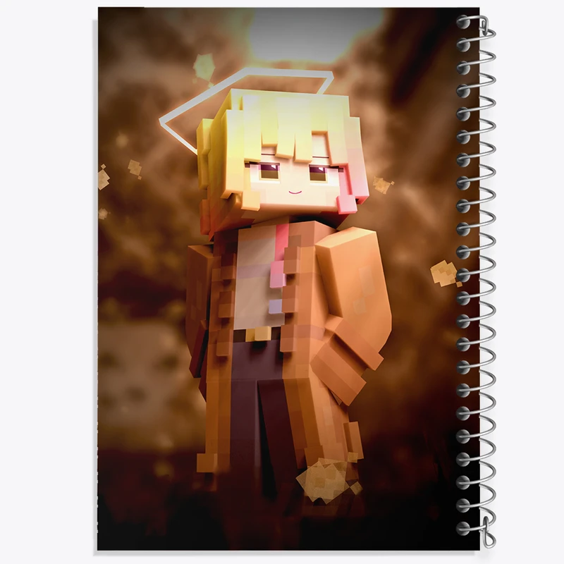 دفتر مشق 100 برگ خندالو طرح بازی ماینکرافت (Minecraft) کد N8773