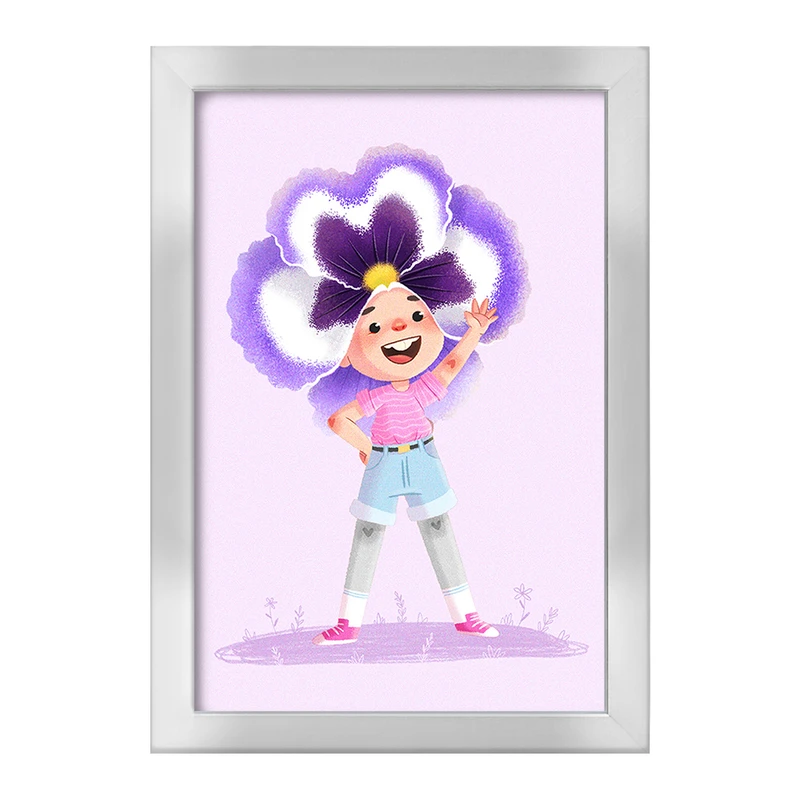 تابلو خندالو طرح دخترانه فانتزی کد 25724