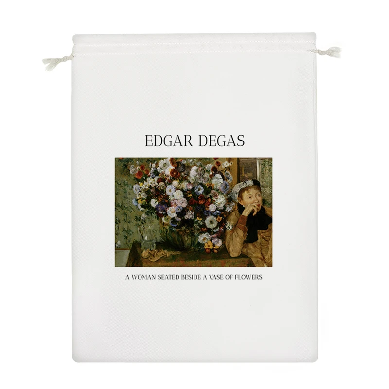 نظم دهنده خندالو مدل زن و گل های داوودی ادگار دگا کد H2044