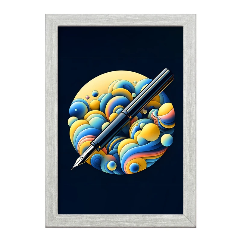 تابلو خندالو طرح روانویس کد F3627