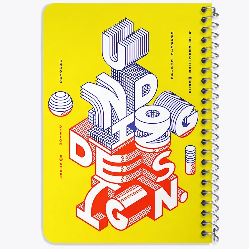 دفتر یادداشت 50 برگ خندالو طرح Design کد F6394