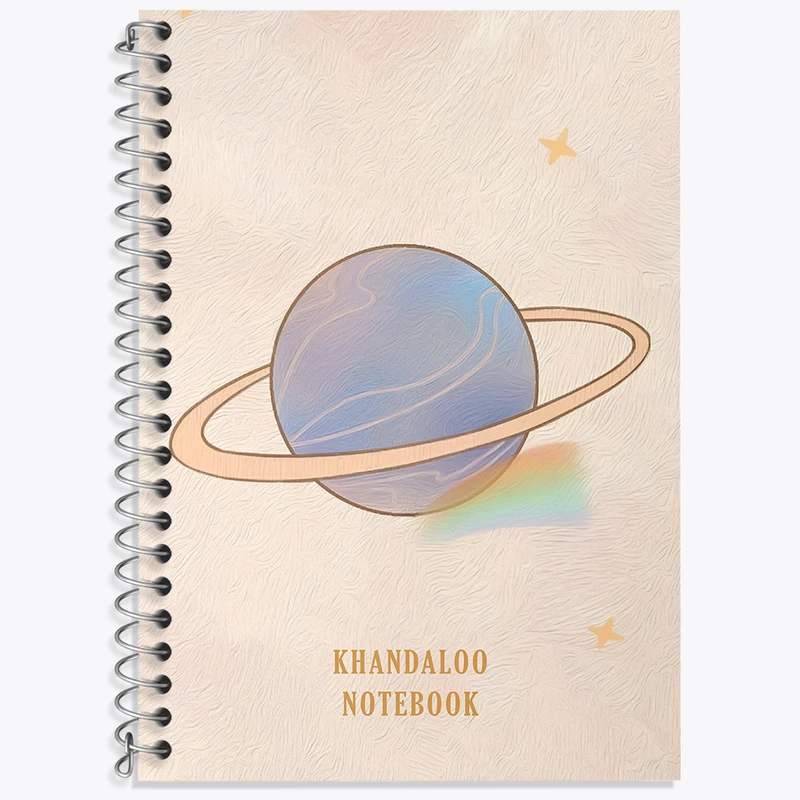 دفتر نت موسیقی 50 برگ خندالو طرح فضایی کد N8499