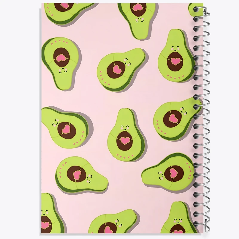 دفتر لیست خرید 50 برگ خندالو طرح پترن آووکادو کد N9146