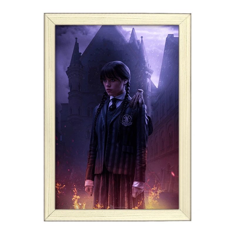 تابلو خندالو طرح ونزدی (Wednesday) کد F2452