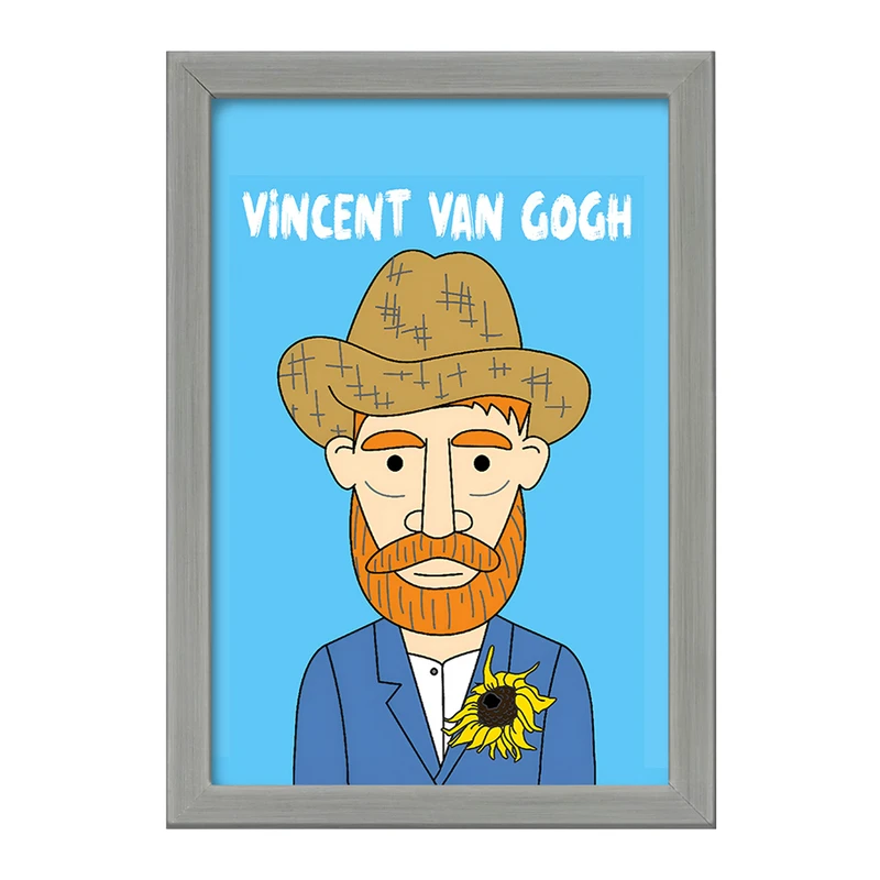 تابلو خندالو طرح ونسان ونگوگ کد F11688