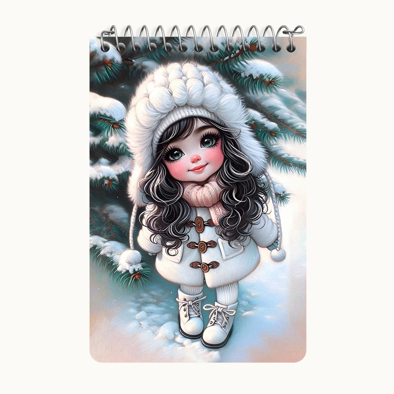 دفتر یادداشت 50 برگ خندالو طرح دخترانه کد F7147