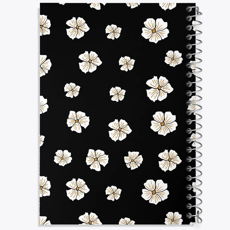 دفتر طراحی 50 برگ خندالو طرح گل گلی کد N1287