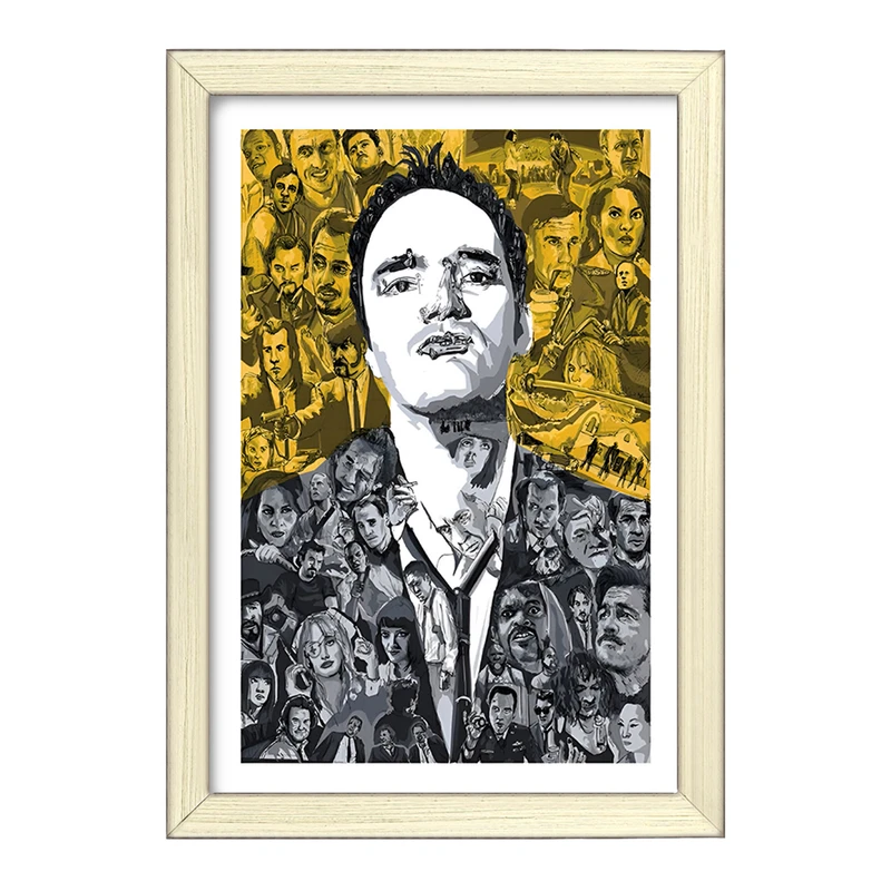 تابلو خندالو طرح کوئِنتین تارانتینو (Quentin Tarantino) کد F13558