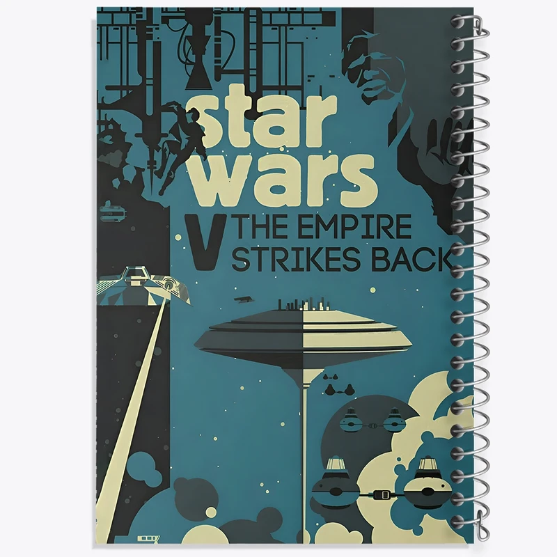 دفتر ژورنال نویسی 50 برگ خندالو مدل نقطه ای طرح جنگ ستارگان (Star Wars) کد F10498