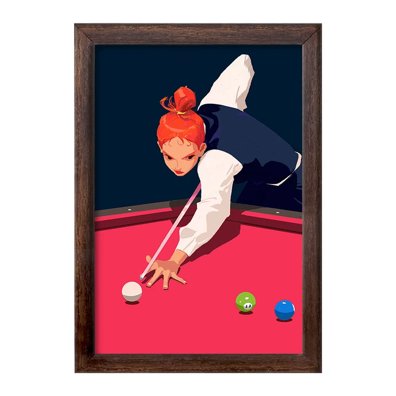 تابلو خندالو طرح بیلیارد Billiard کد 28118