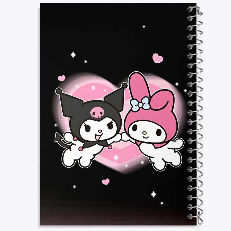 دفتر ژورنال نویسی 50 برگ خندالو مدل نقطه ای طرح کورومی و مای ملودی کد F3749