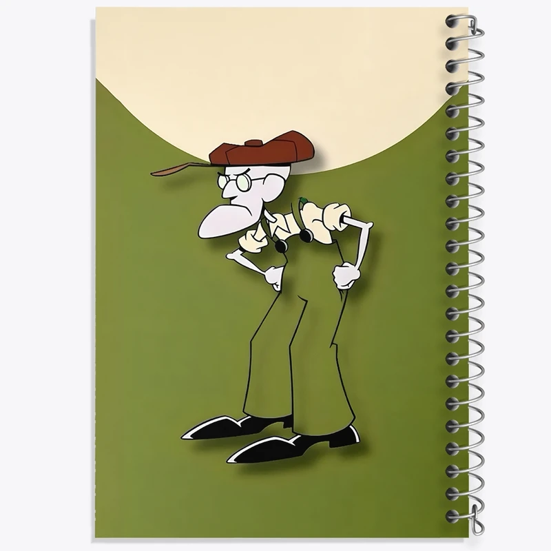 دفتر لیست خرید 50 برگ خندالو طرح شجاعت سگ ترسو (Courage the Cowardly Dog) کد F10806