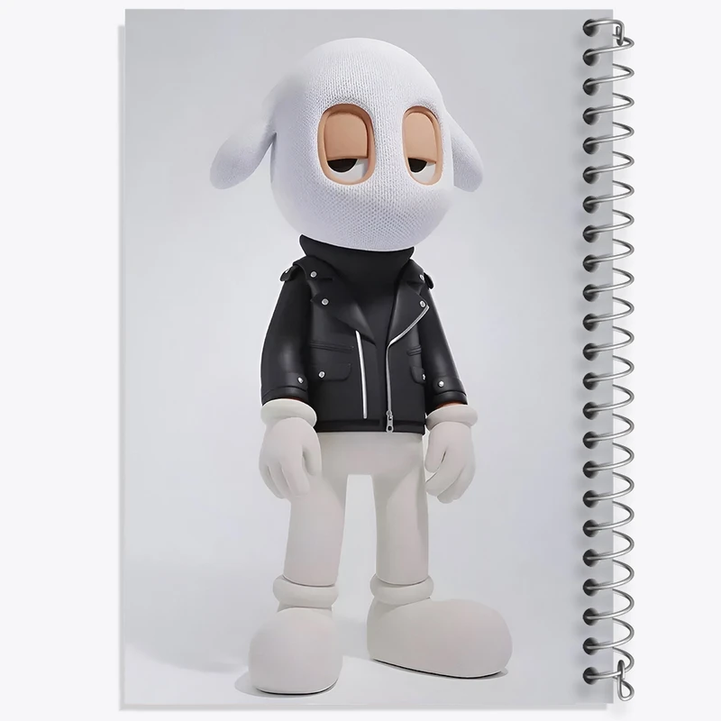 دفتر لیست خرید 50 برگ خندالو طرح آدمک ماسک دار کد F4043